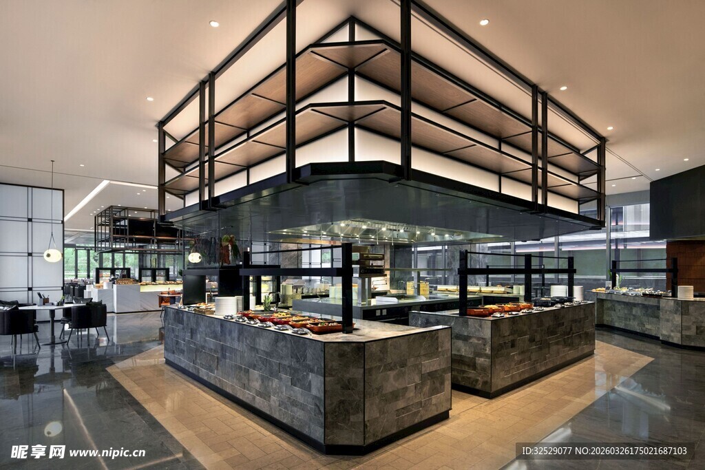 现代风格高端餐厅内部设计