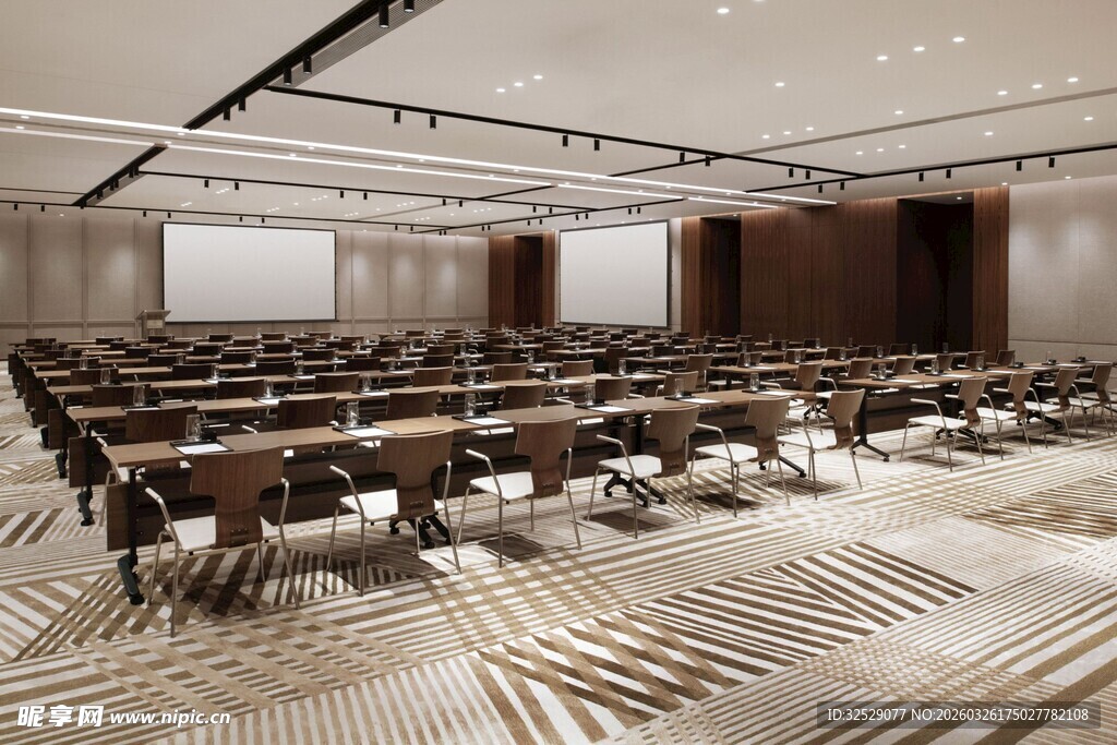 现代风格会议室场景