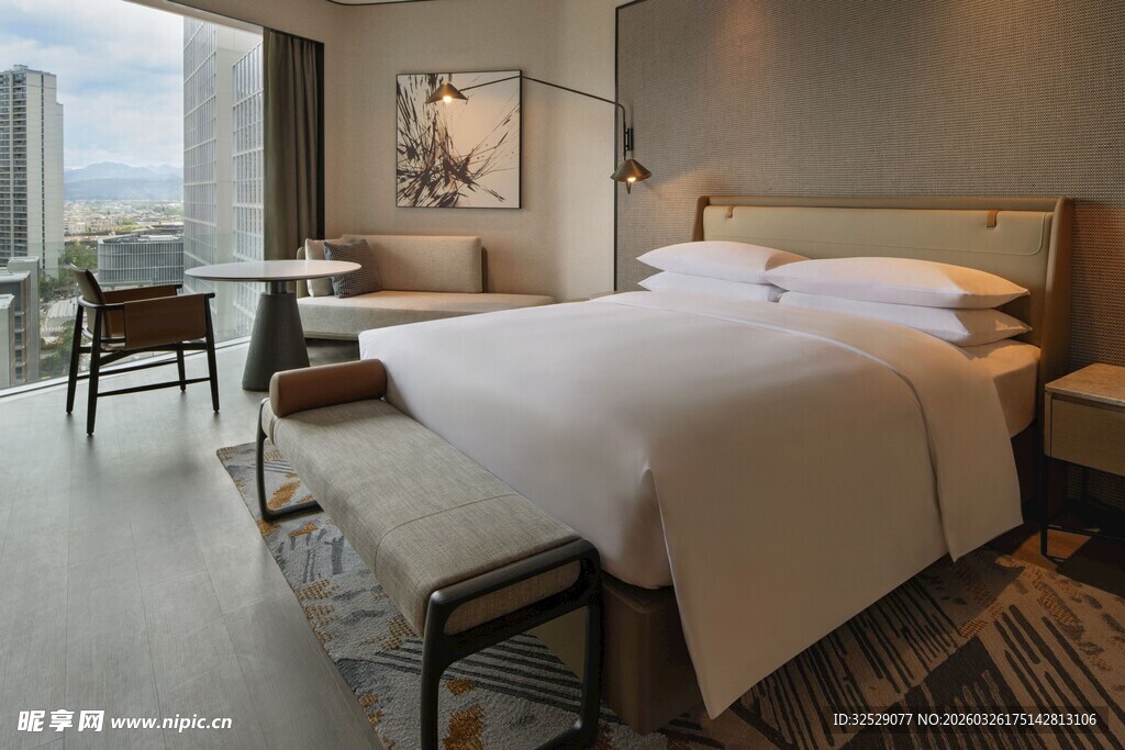 现代简约风舒适酒店卧室