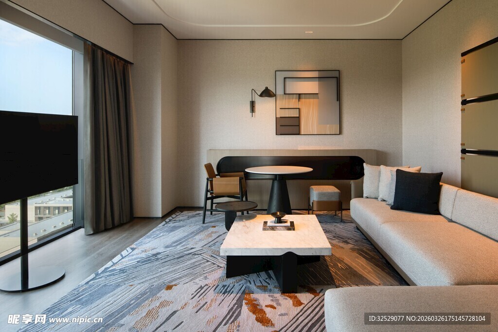 现代简约风格客厅室内景