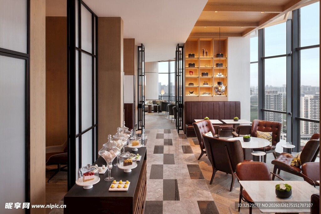 现代风格餐厅室内优雅场景