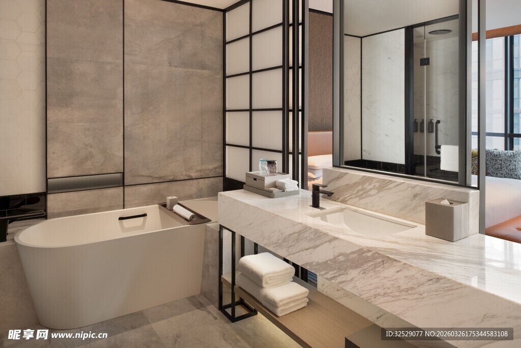 现代简约风格豪华浴室