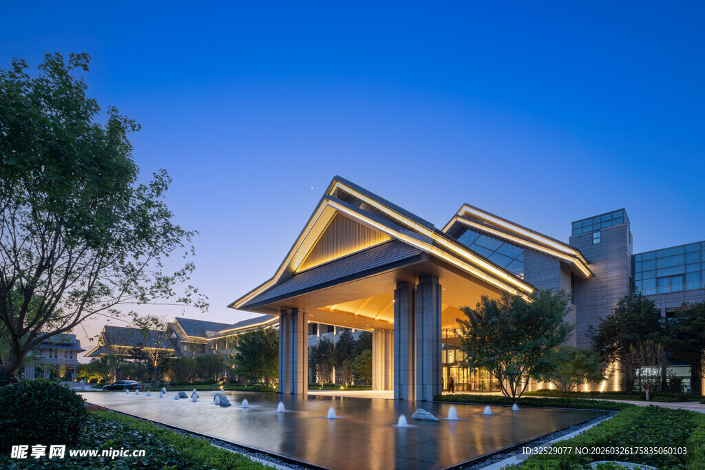 现代中式风格精美建筑