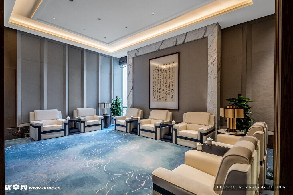 豪华舒适的室内休息空间