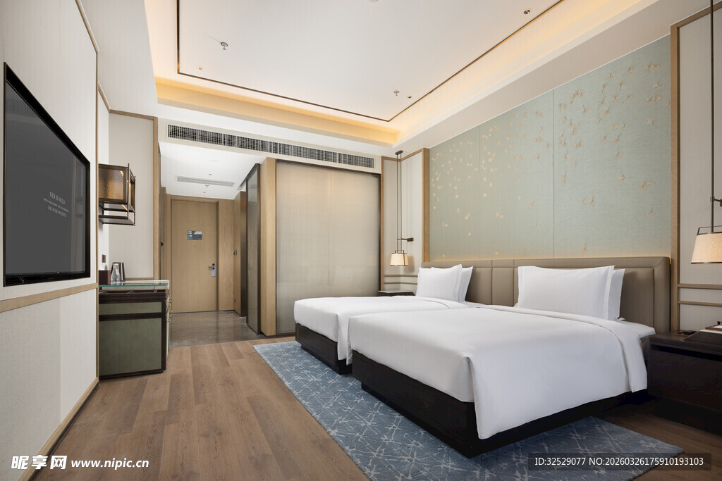 现代简约风格酒店卧室