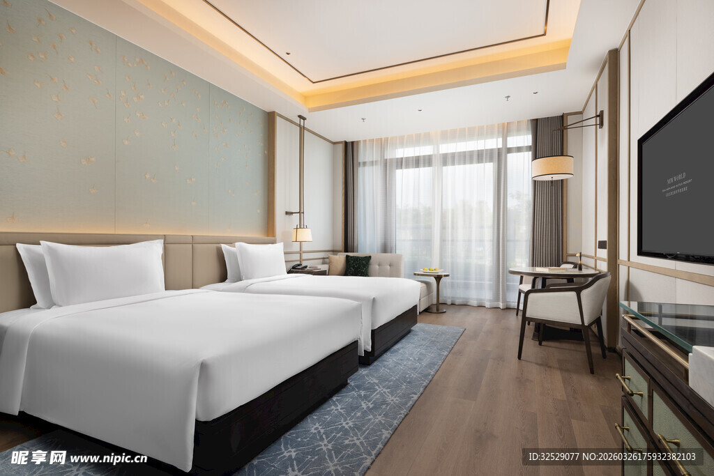 现代简约风格酒店客房