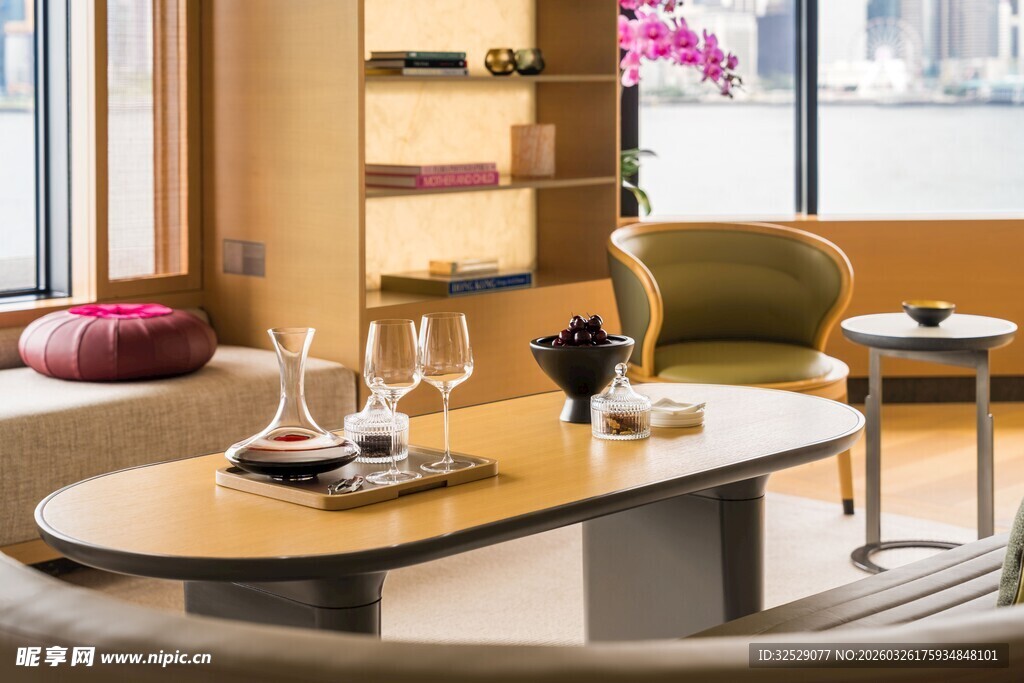 现代优雅客厅精致一角