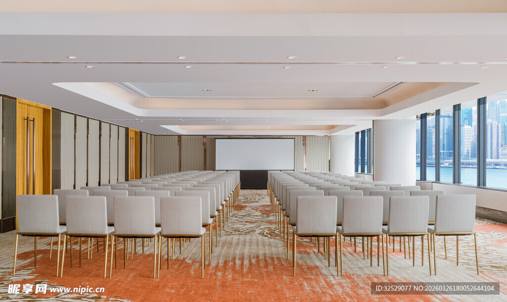 现代风格会议室场景