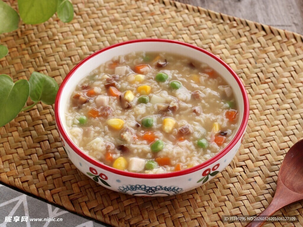 营养美味蔬菜粥