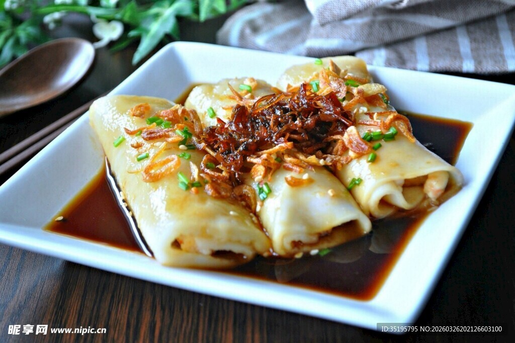 美味可口的特色肠粉