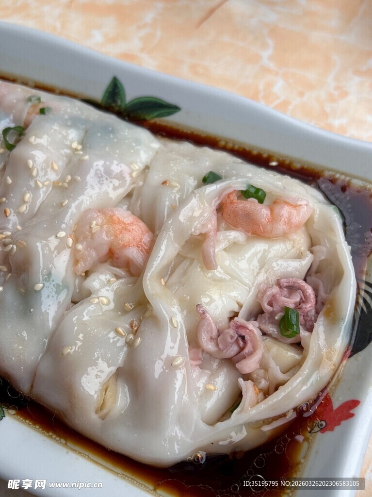 鲜虾猪肉馅美味饺子