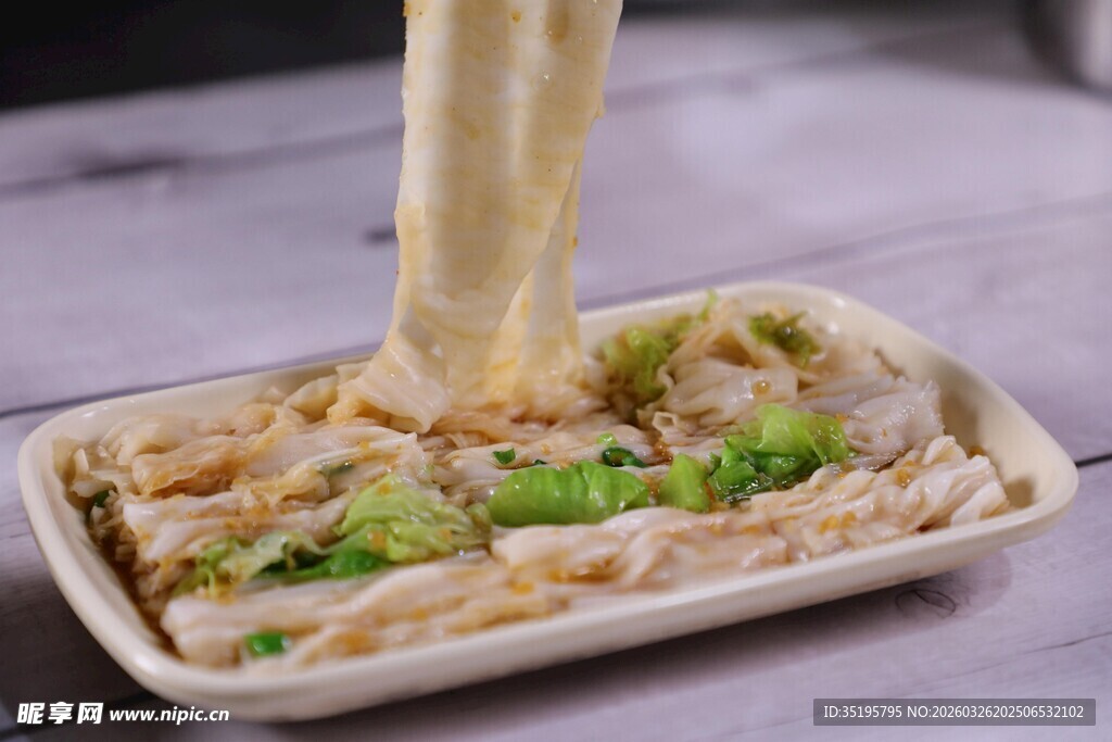 美味肠粉爽滑诱人