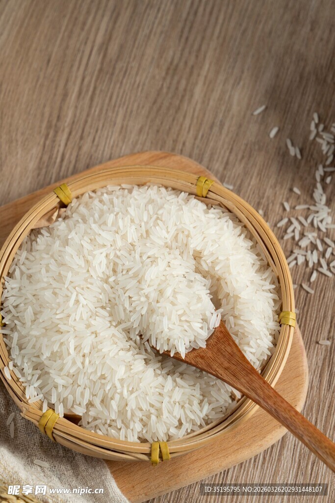 竹盘盛的优质白糯米