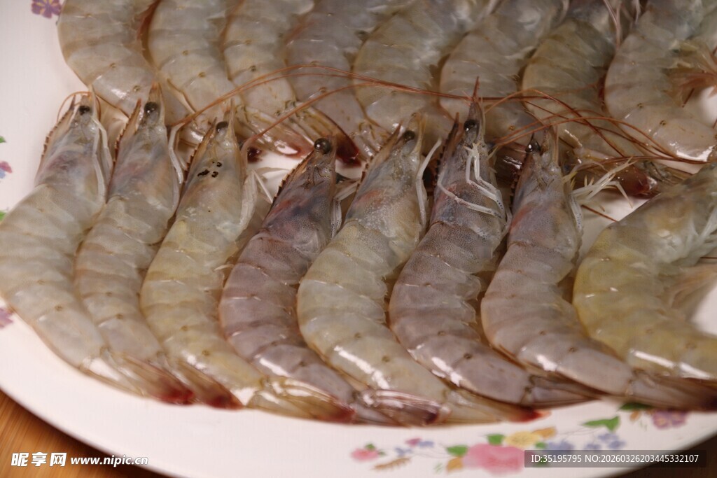 盘中鲜虾
