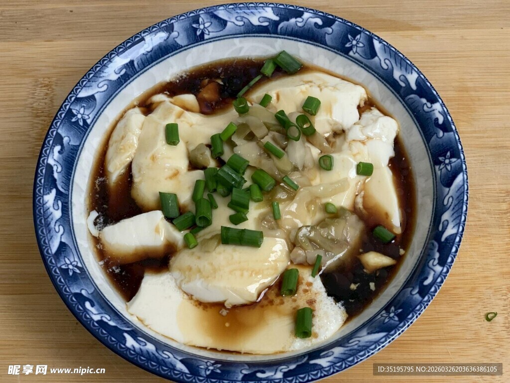 美味葱花豆腐