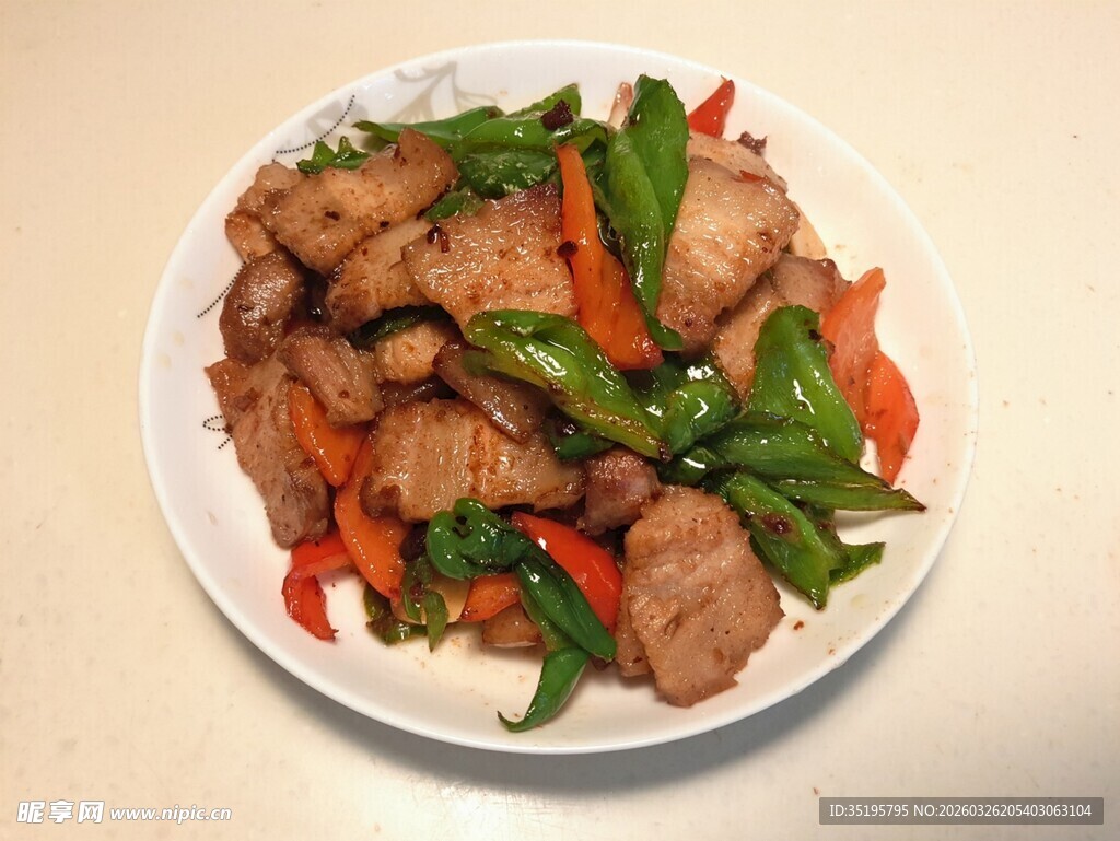 青椒炒五花肉