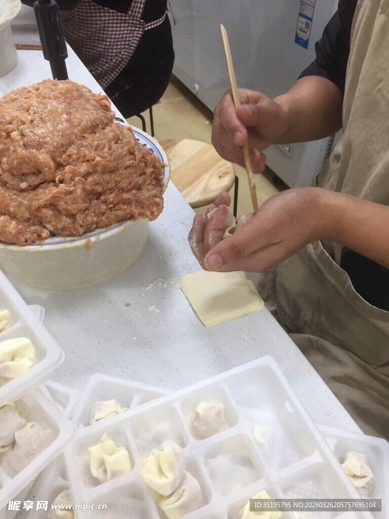 手工制作点心现场