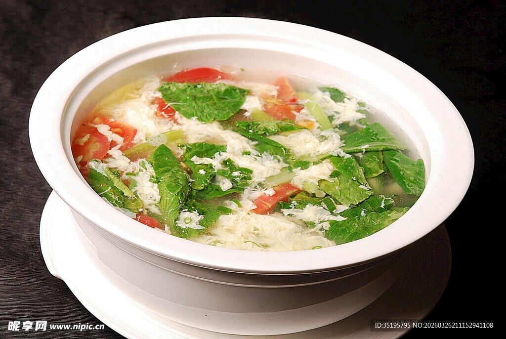 鲜香蔬菜蛋花汤