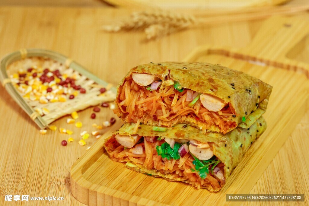 美味蔬菜夹心三明治