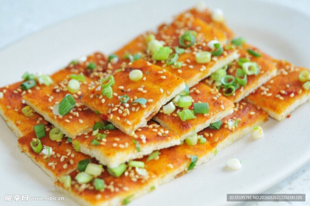 香酥葱花芝麻煎饼