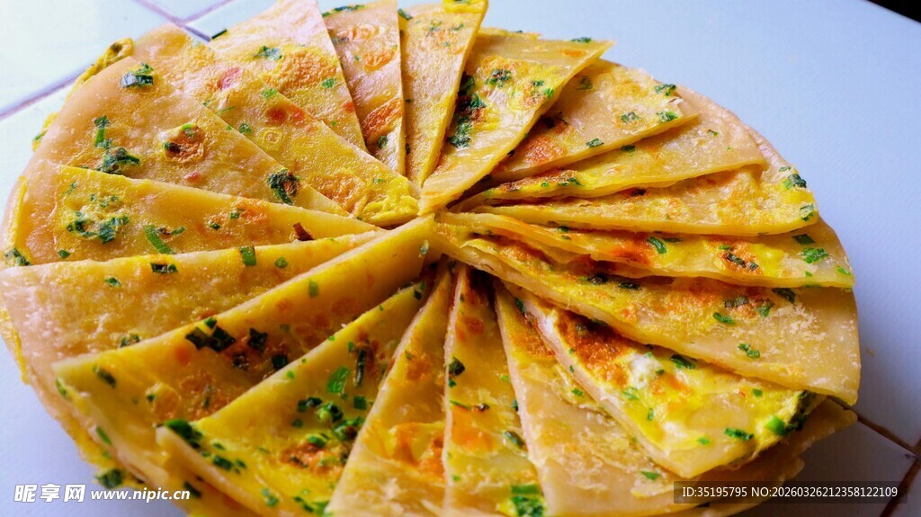 美味蔬菜鸡蛋饼