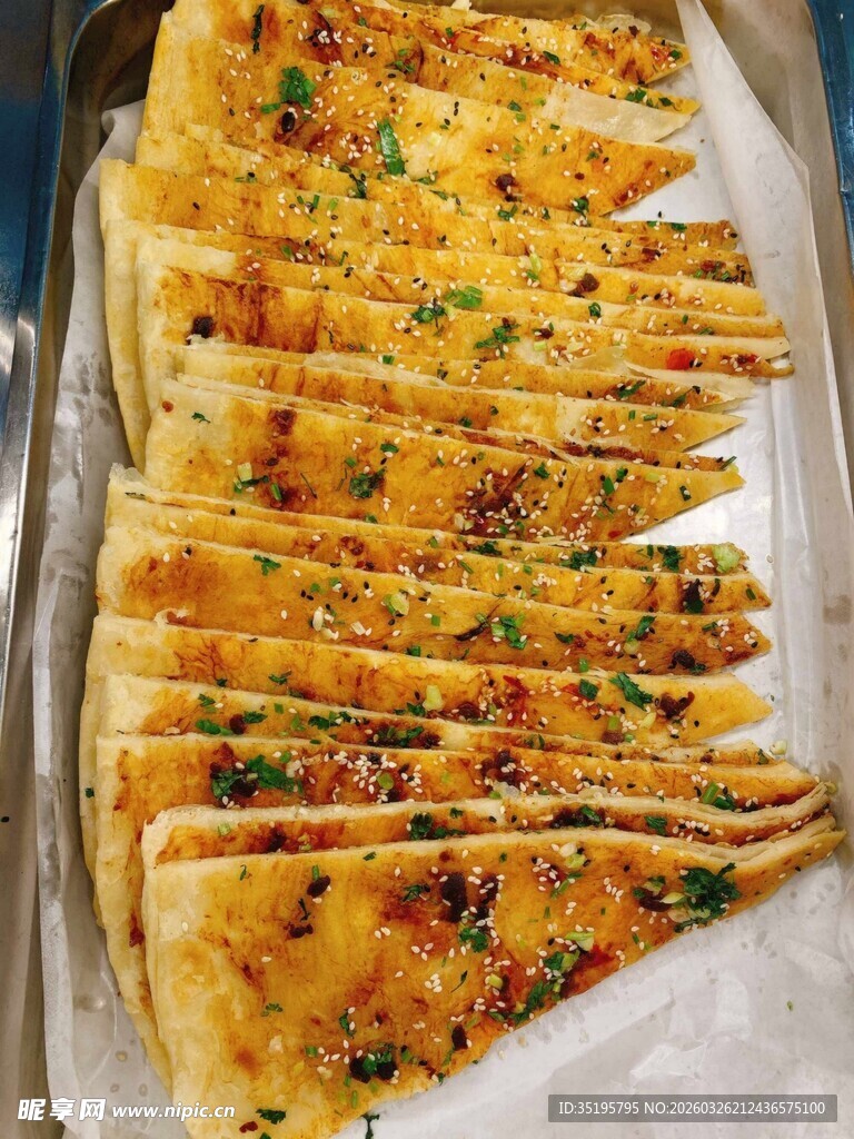 美味烤制葱花饼