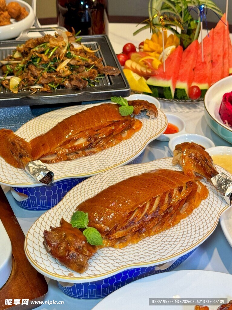 丰盛海鲜大餐展示