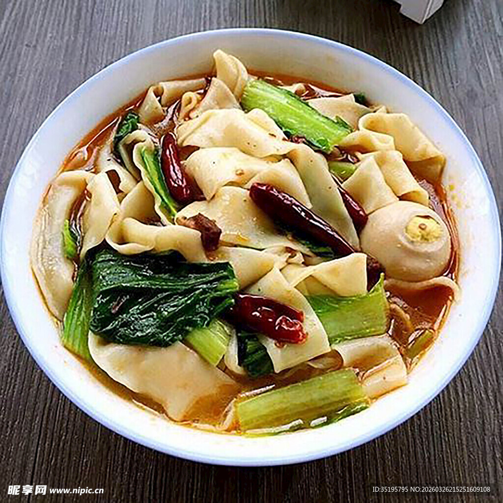 美味家常蔬菜烩面片