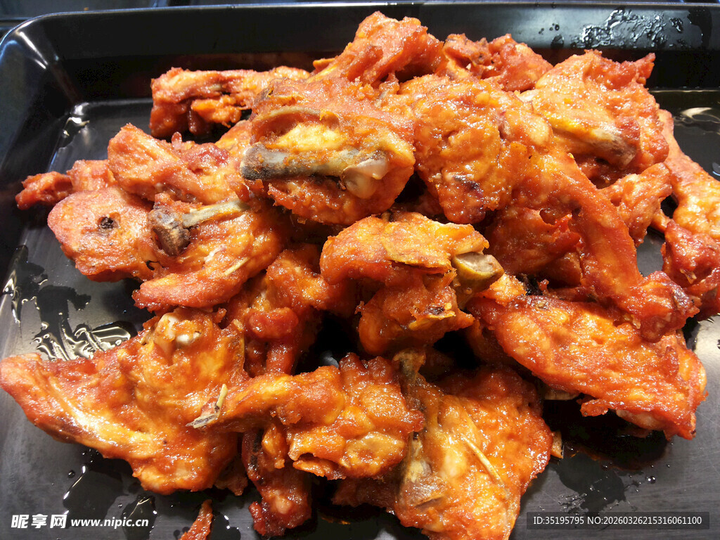 美味香辣炸鸡块