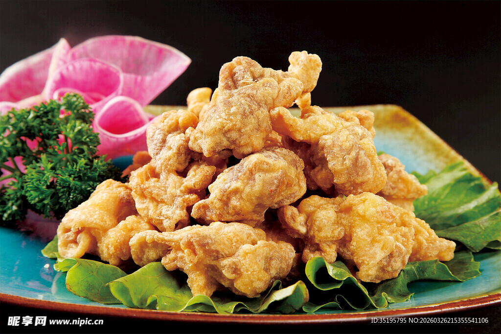 美味香酥炸肉块