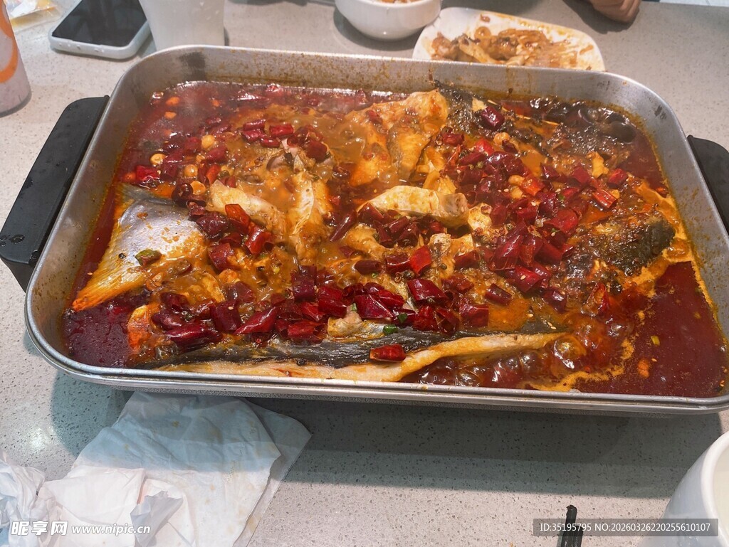 麻辣鲜香的美味烤鱼