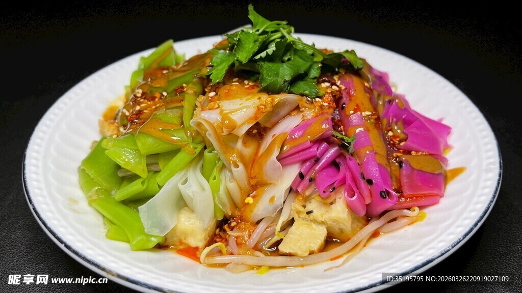 多彩蔬菜煎饼美食