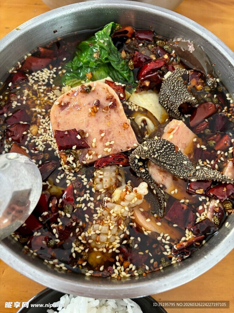 麻辣鲜香的美味火锅