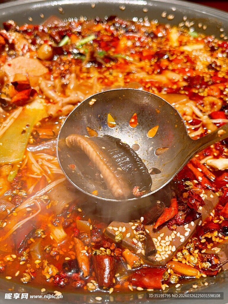 麻辣鲜香的美味火锅