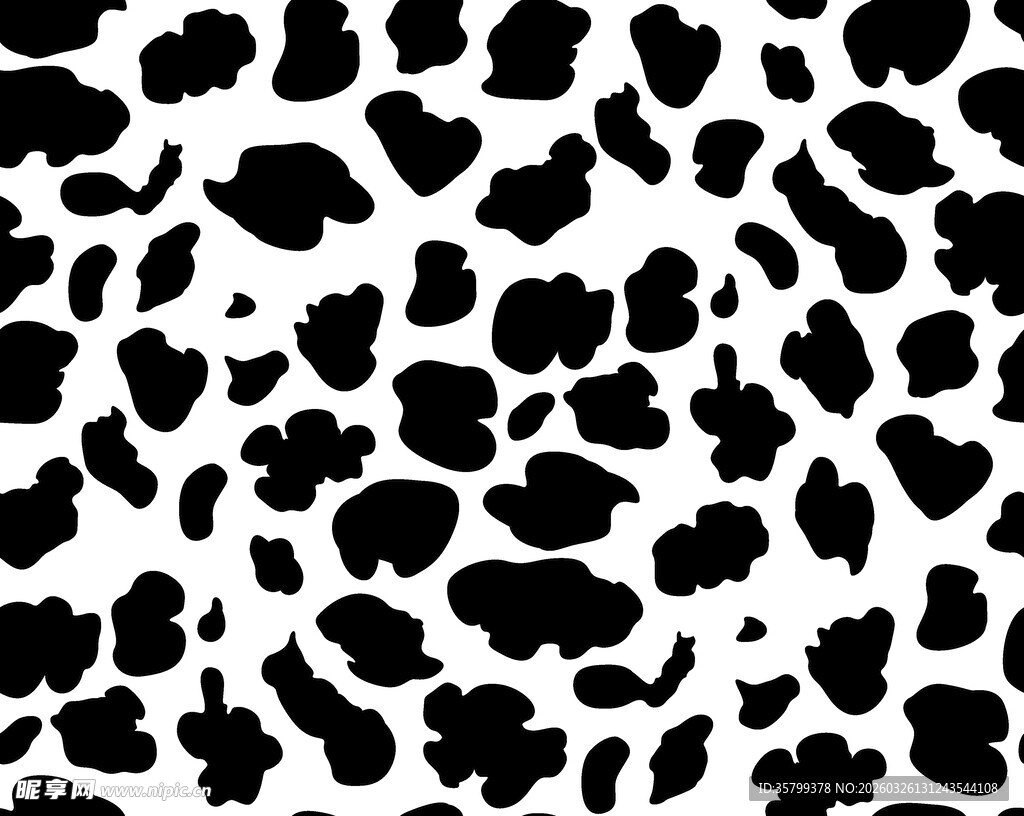 黑白豹纹图案纹理背景