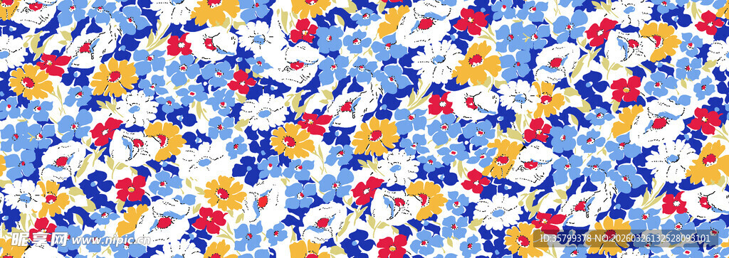 多彩缤纷糖果碎粒图案