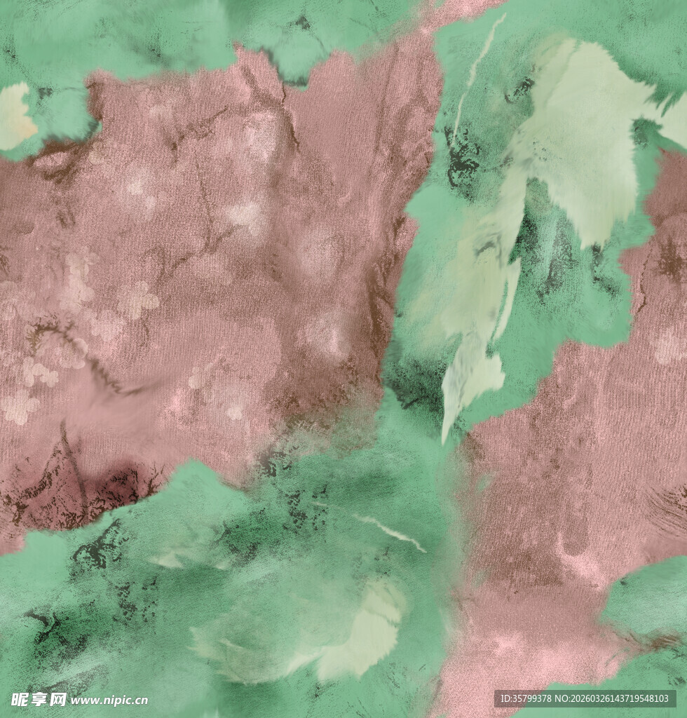 粉绿交融抽象艺术纹理