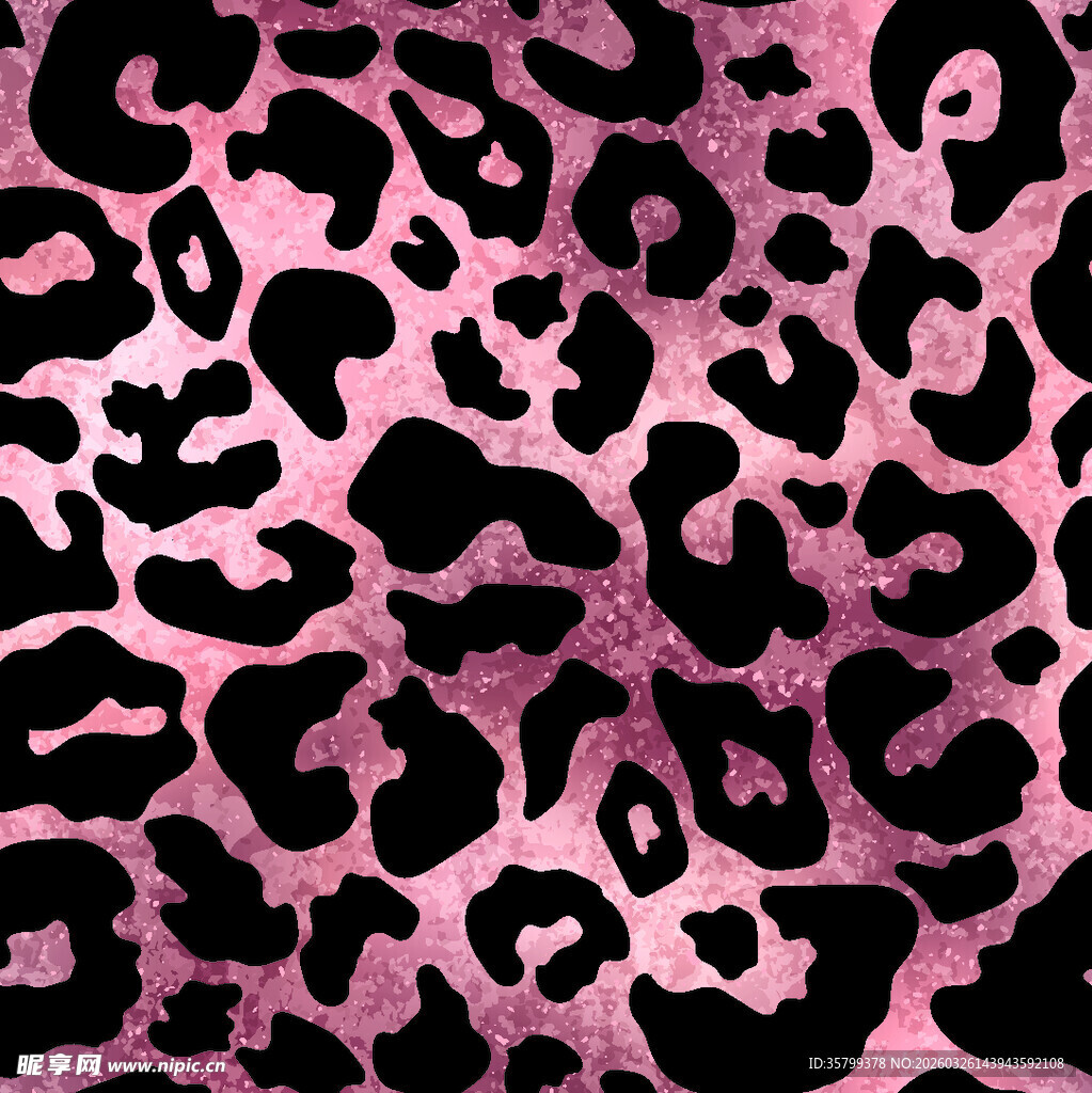 粉色豹纹图案纹理背景