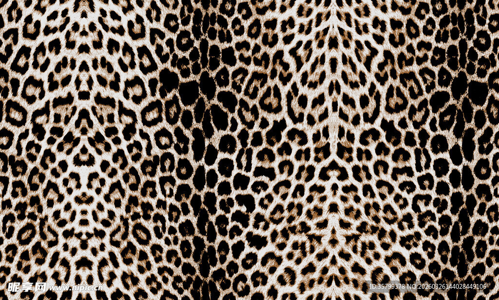 豹纹纹理布料图案