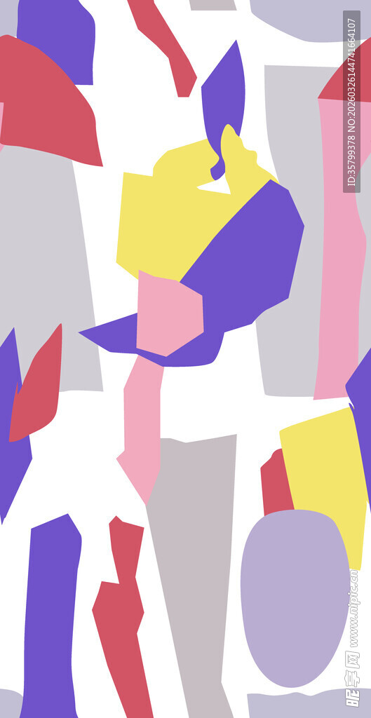 抽象多彩几何图形艺术