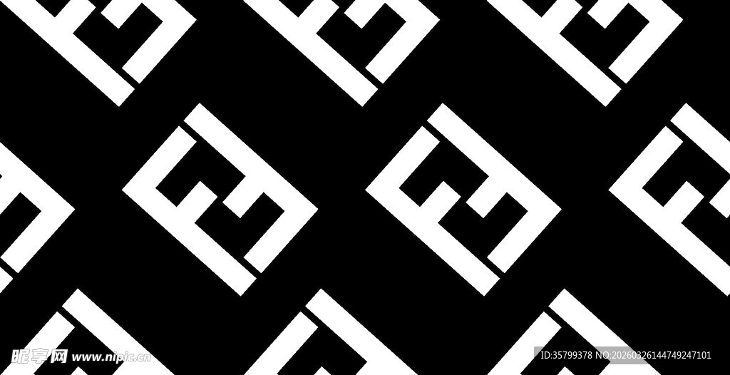 黑白几何图案无缝背景