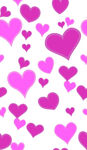 粉色爱心图案背景