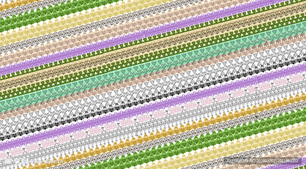 多彩条纹几何图案背景