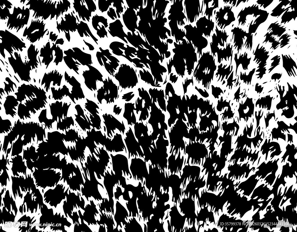 豹纹图案纹理背景