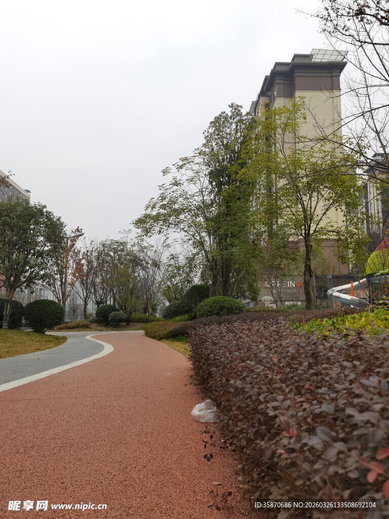 城市中的休闲健身步道