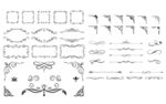 N复古装饰边框图案集合
