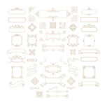 N复古装饰边框矢量素材集