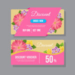 花卉美容优惠券