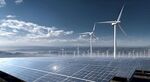风电光伏并立的美丽风光