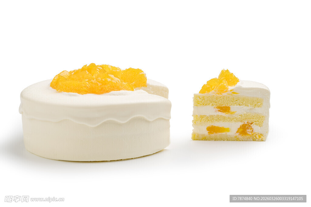 芒果奶油蛋糕 美味诱人